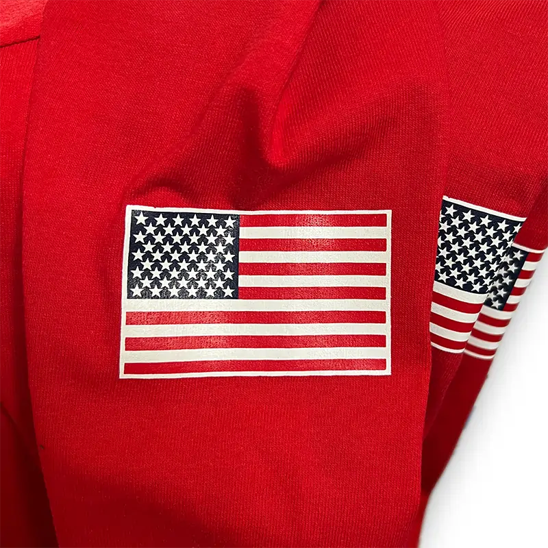 Full Color American Flag Transfers